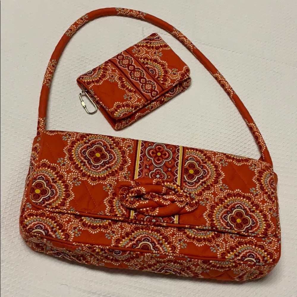 NWOT Vera quilted soft purse and matching wallet